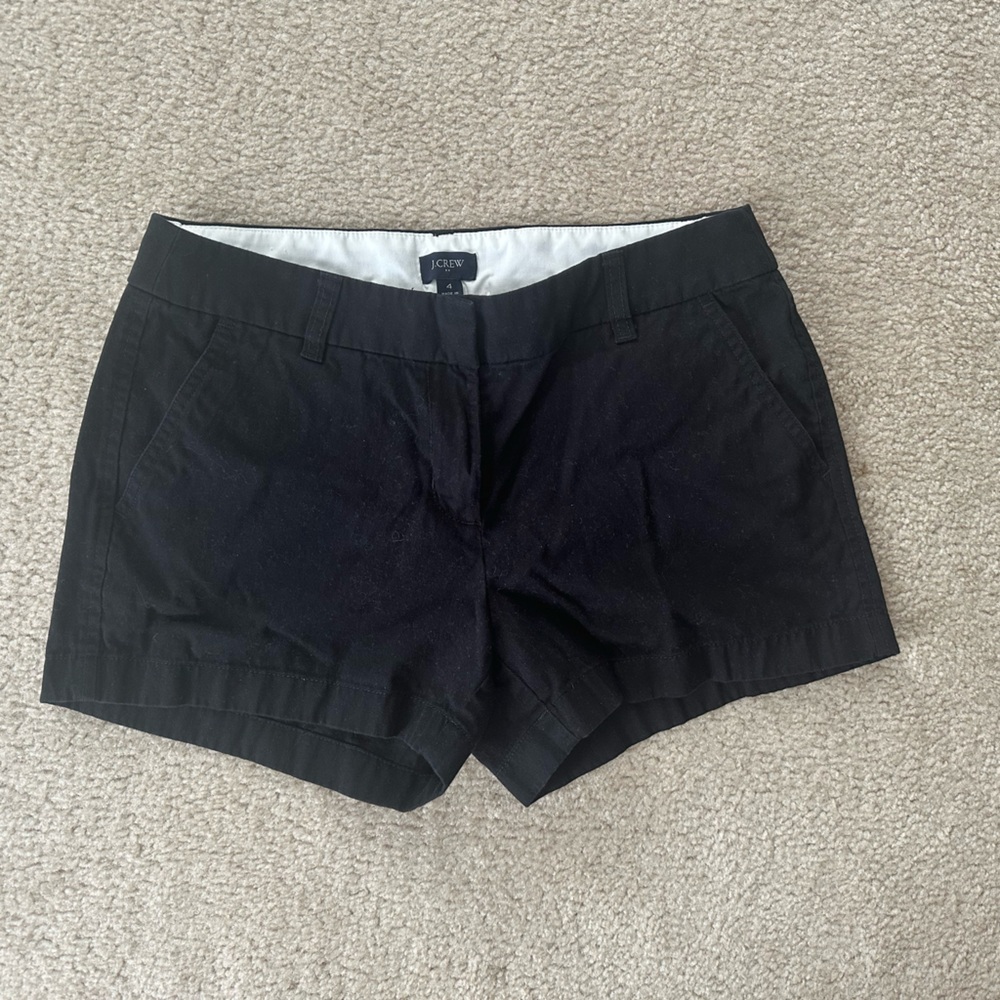 J. Crew 3.5” classic chino shorts- black